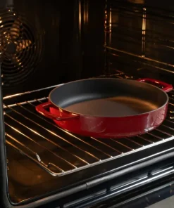 Combekk Skillet 24 cm emaljert resirkulert støpejern Bordeaux