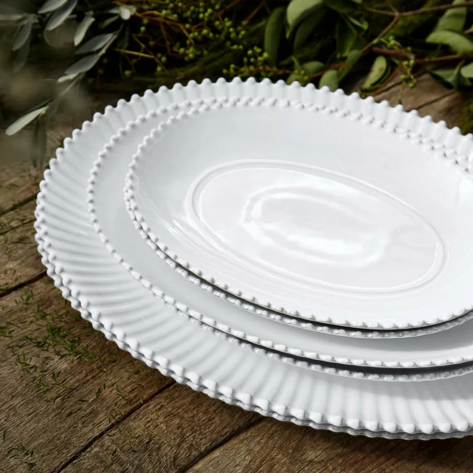 COSTA NOVA Oval tallerken Pearl