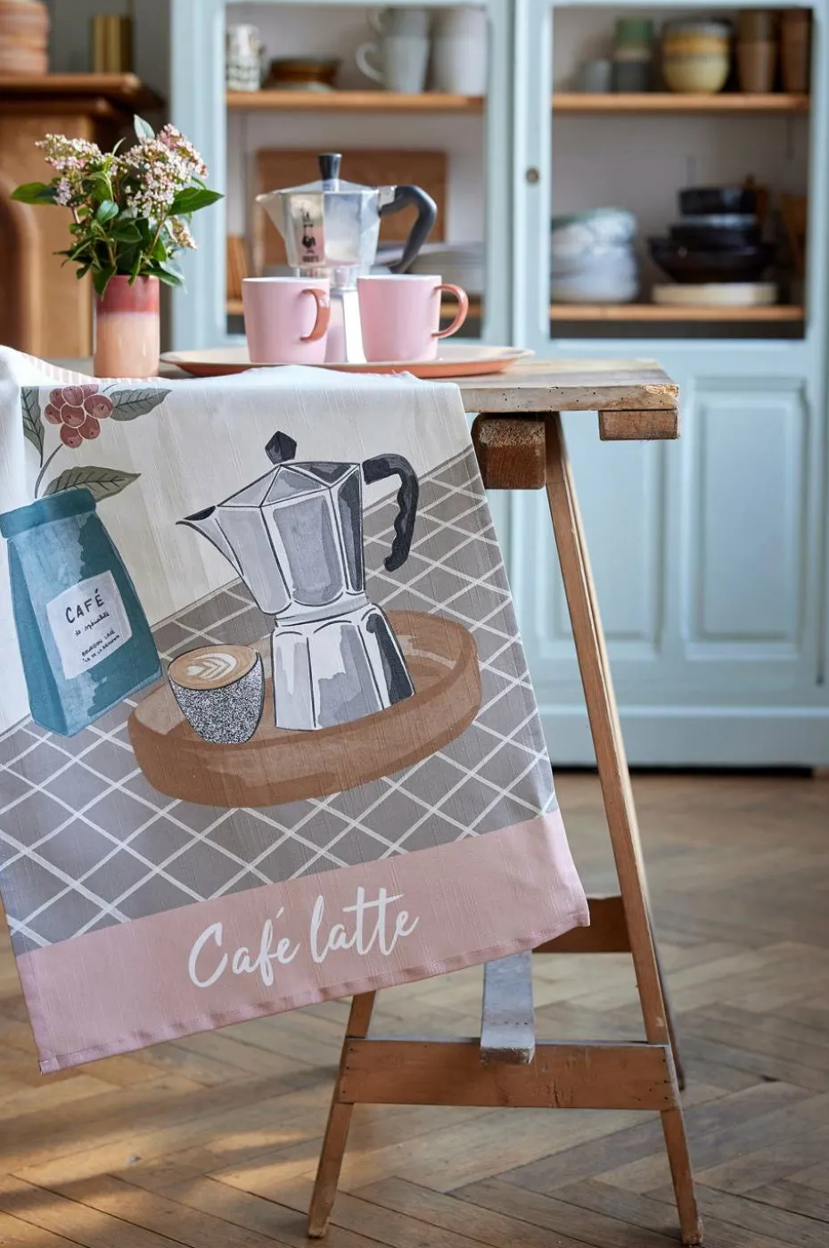 Coucke Kjøkkenhåndkle Cafe Latte 50x76
