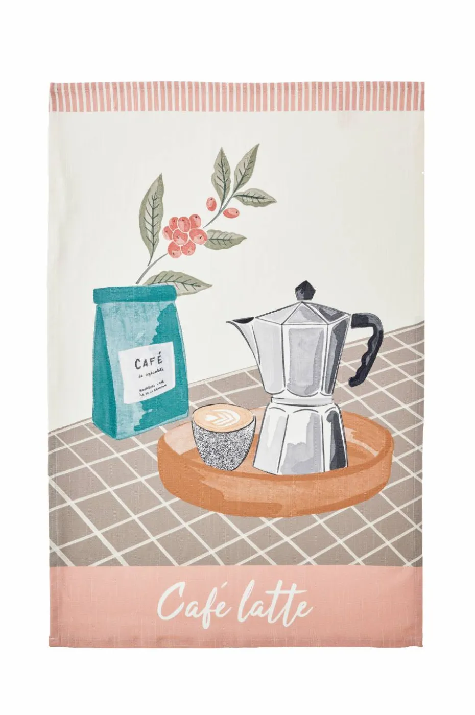 Coucke Kjøkkenhåndkle Cafe Latte 50x76
