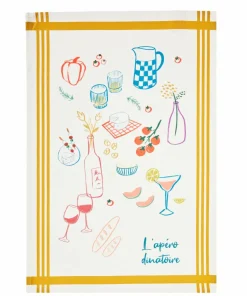 Coucke Kjøkkenhåndkle L'Apero Dinatoire 50x75