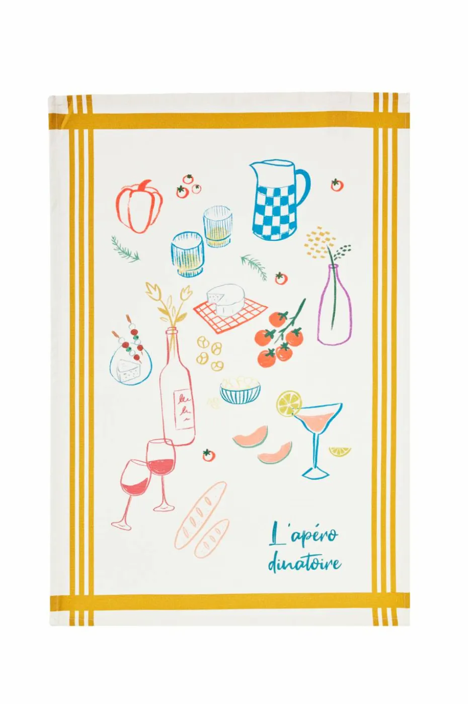 Coucke Kjøkkenhåndkle L'Apero Dinatoire 50x75