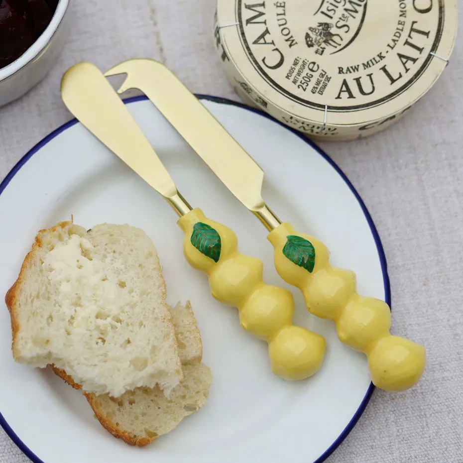 Culinary Concepts London Lemon Ost- og smørknivsett