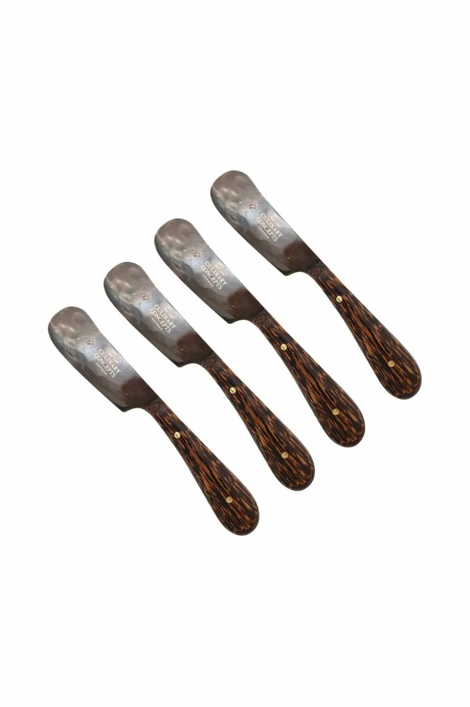 Culinary Concepts London Coconut Wood Sett med fire smørkniver/spredere