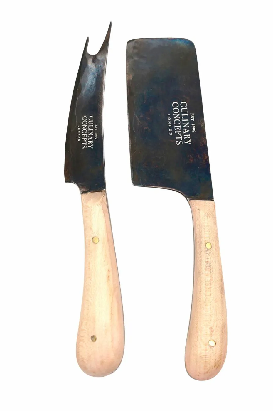 Culinary Concepts London Blonde Oak Sett med to ostebestikk
