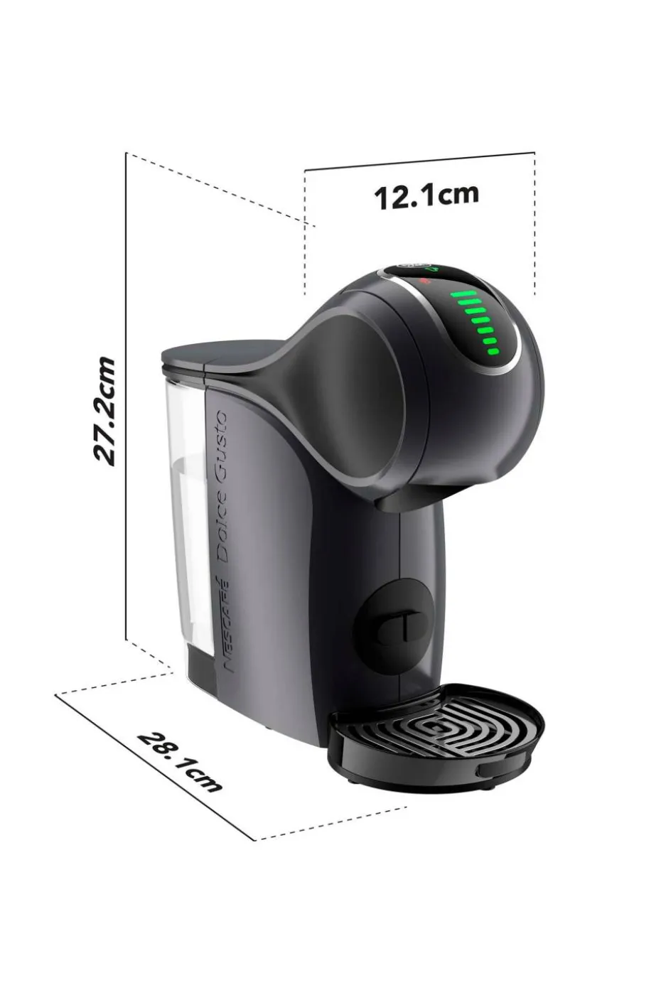Delonghi Kapselmaskin Edg426.gy Genio S Touch Automatic Anthracite
