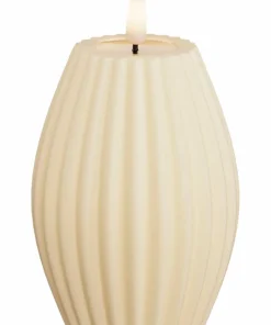 DeluxeHomeart LED Candle Stripe 7,5x10 cm