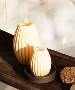 DeluxeHomeart LED Candle Stripe 7,5x10 cm