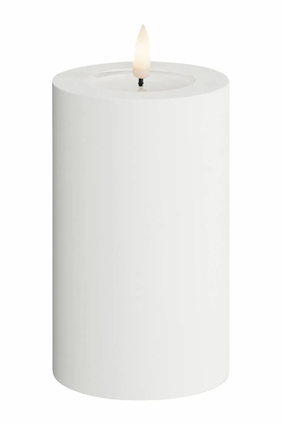 DeluxeHomeart LED utendørs bloklys 7,5x12,5 cm