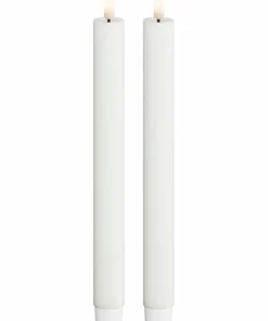 DeluxeHomeart LED-kronelys 2,2x24 cm 2 stk
