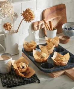 Denby Muffinsform Denby Quantanium Finish 6 kopper