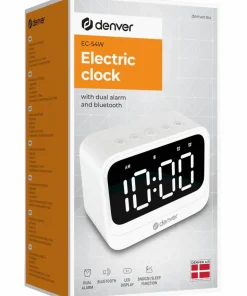 Denver Alarmklokke med Bluetooth-høyttaler