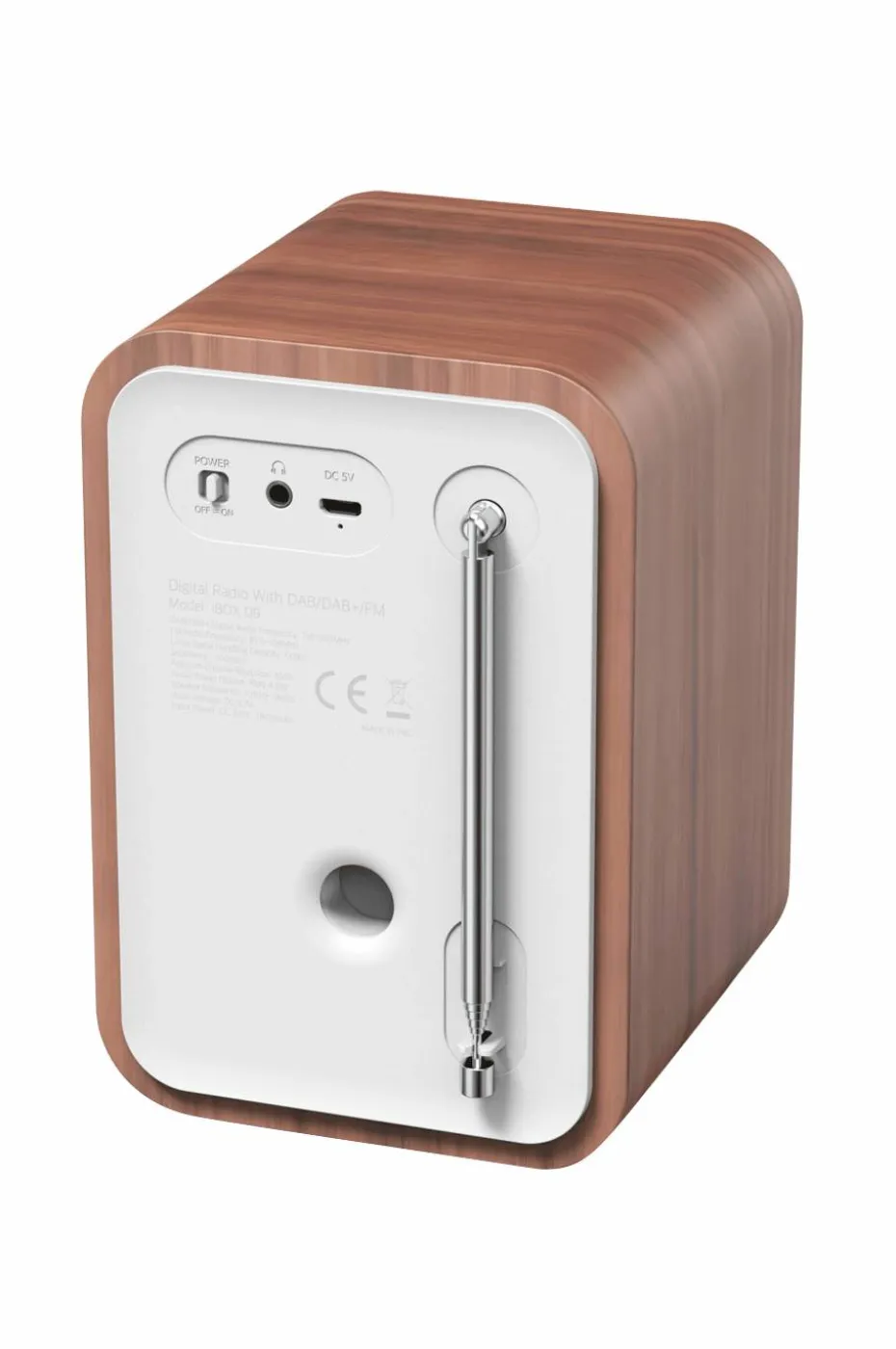 Denver FM/DAB+ Radio Bluetooth Tre/hvit