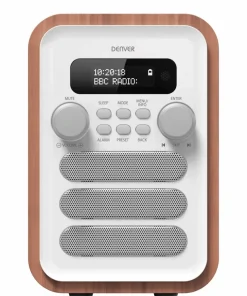 Denver FM/DAB+ Radio Bluetooth Tre/hvit