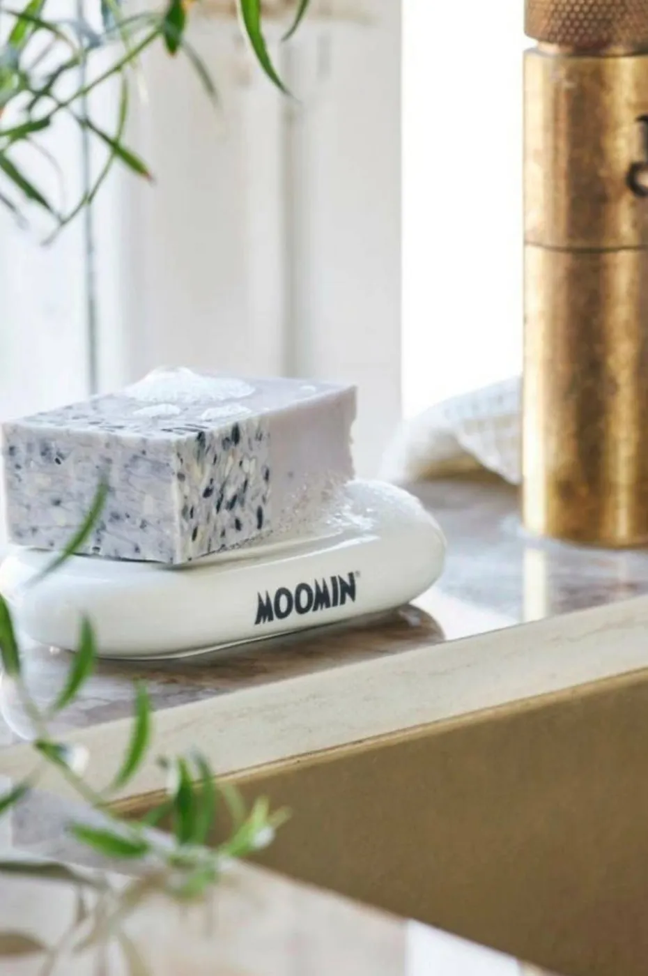 Dsignhouse x Moomin Såpeskål Mumin 12x7 cm Hvit