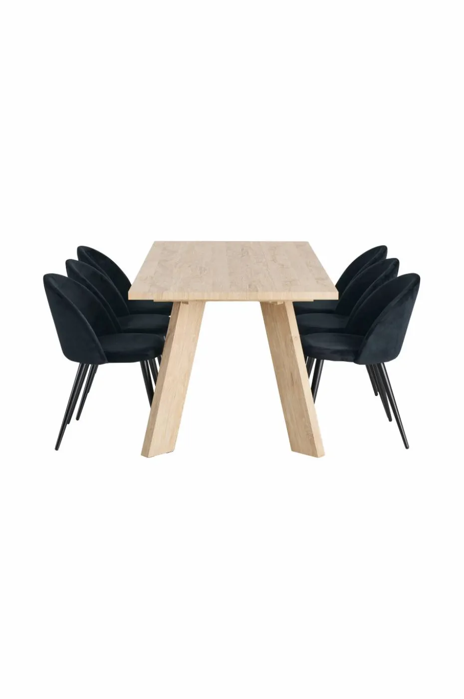 Ellos Country spisegruppe med 1 bord + 6 stoler