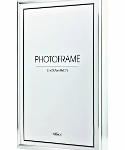 Ellos Home Aluminiumsramme, blank med pleksiglass