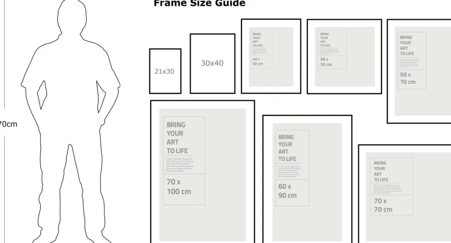 Ellos Home Aluminiumsramme med pleksiglass