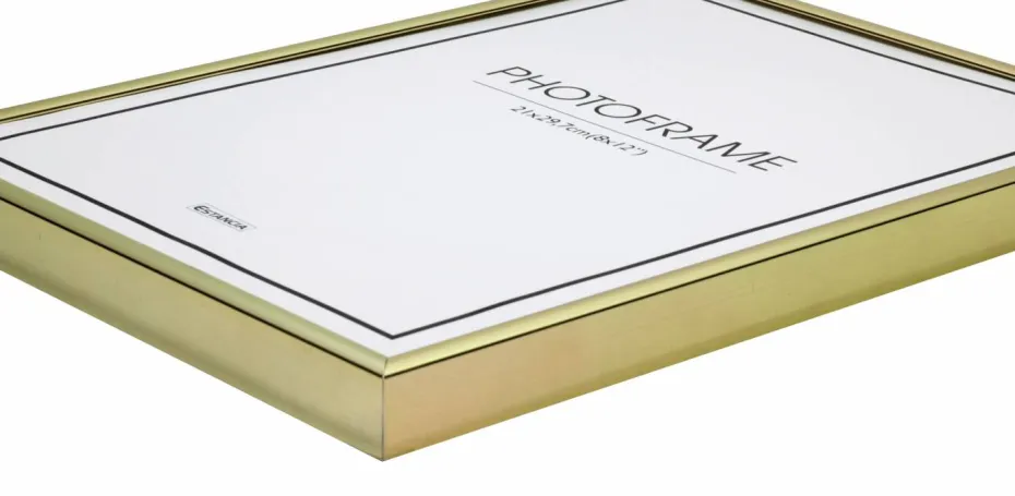 Ellos Home Aluminiumsramme, blank med pleksiglass