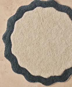 Ellos Home Badematte Scallop Round