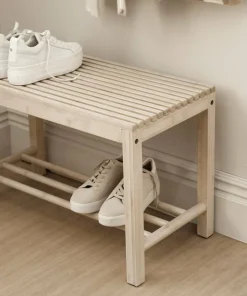 Ellos Home Benk / skohylle Stripe