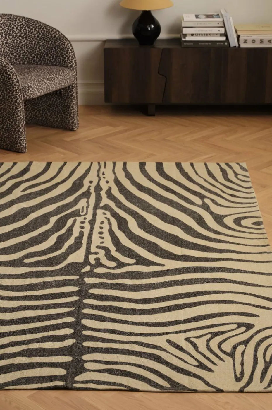 Ellos Home Bomullsteppe Zebra