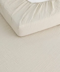 Ellos Home Dra på-laken Candela i musselin