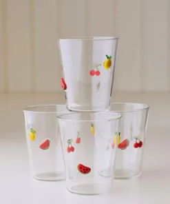 Ellos Home Drikkeglass Melloncherry 4-pakning