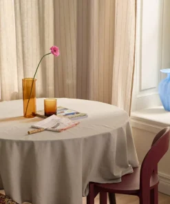Ellos Home Duk Elly i resirkulert halvlinne Ø 150 cm