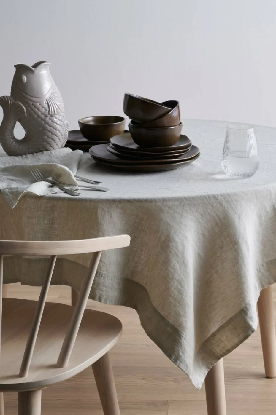 Ellos Home Duk Malva i 100% lin 140x140 cm