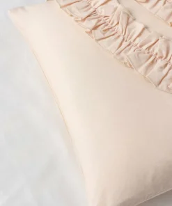 Ellos Home Dynetrekk Juliette Curve Frill i vasket bomull 2 deler