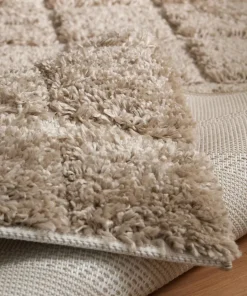 Ellos Home Flossteppe Alba Check Shaggycarpet
