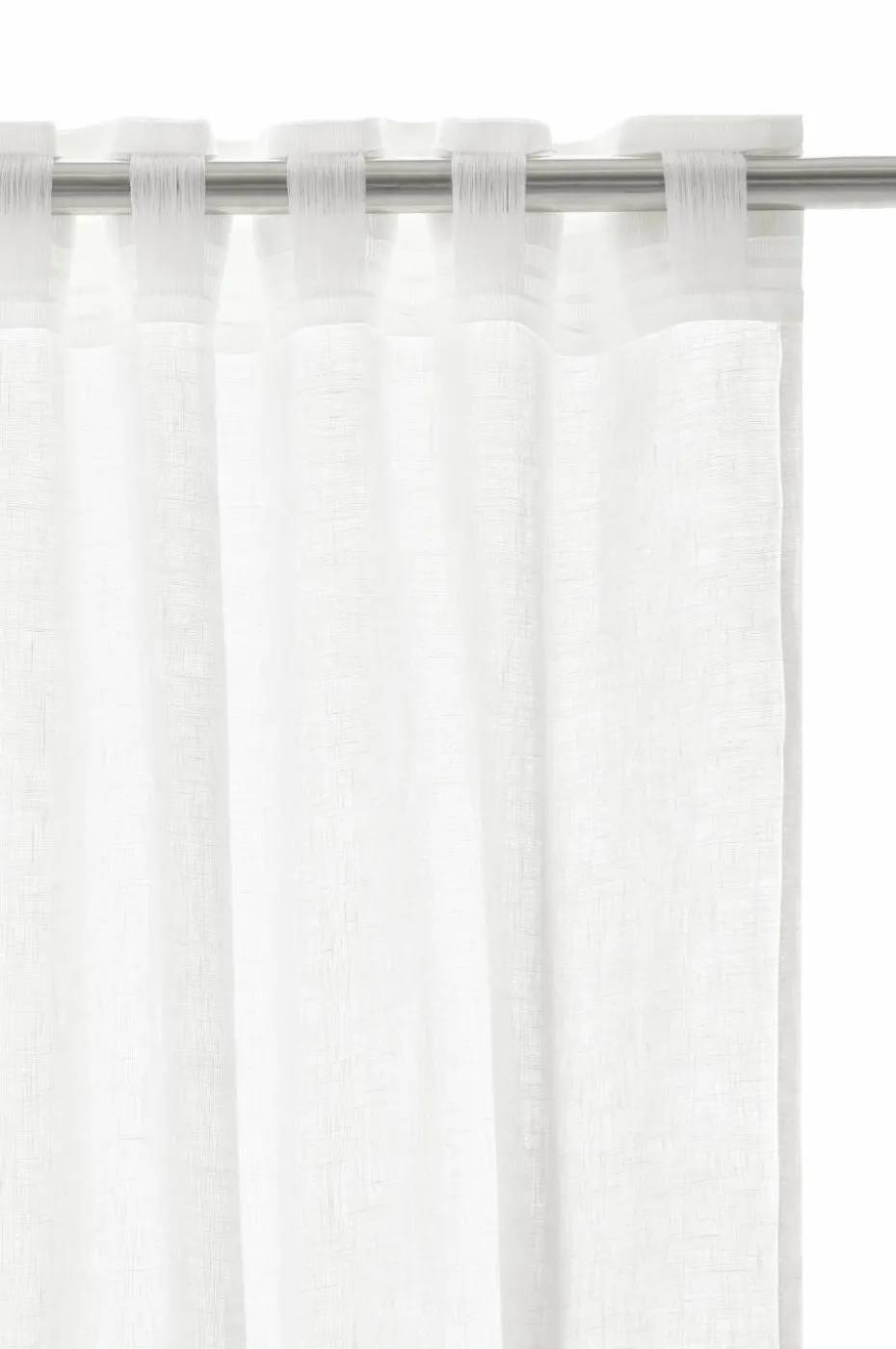 Ellos Home Gardin med multibånd Malva Wide ekstra bred, 1 stk i 100% lin