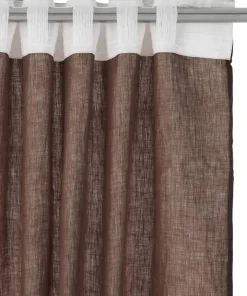 Ellos Home Gardin med multibånd Malva 2-pk i 100% lin