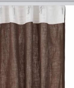 Ellos Home Gardin med multibånd Malva 2-pk i 100% lin