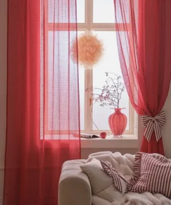 Ellos Home Gardin med multibånd Edda 2-pakning