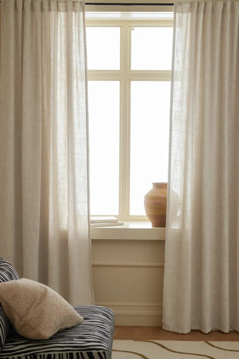 Ellos Home Gardin med multibånd Olinda 2-pakning