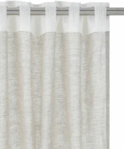 Ellos Home Gardin med multibånd Malva 2-pk i 100% lin