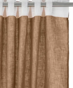 Ellos Home Gardin med multibånd Malva 2-pk i 100% lin