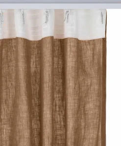Ellos Home Gardin med multibånd Malva 2-pk i 100% lin