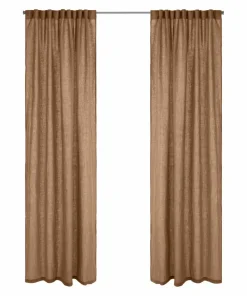 Ellos Home Gardin med multibånd Malva 2-pk i 100% lin