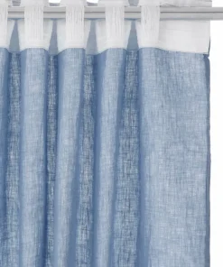 Ellos Home Gardin med multibånd Malva Wide ekstra bred, 1 stk i 100% lin