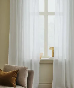 Ellos Home Gardin med multibånd Mina 2-pakning