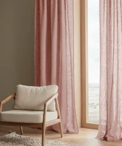 Ellos Home Gardin med multibånd Malva 2-pk i 100% lin