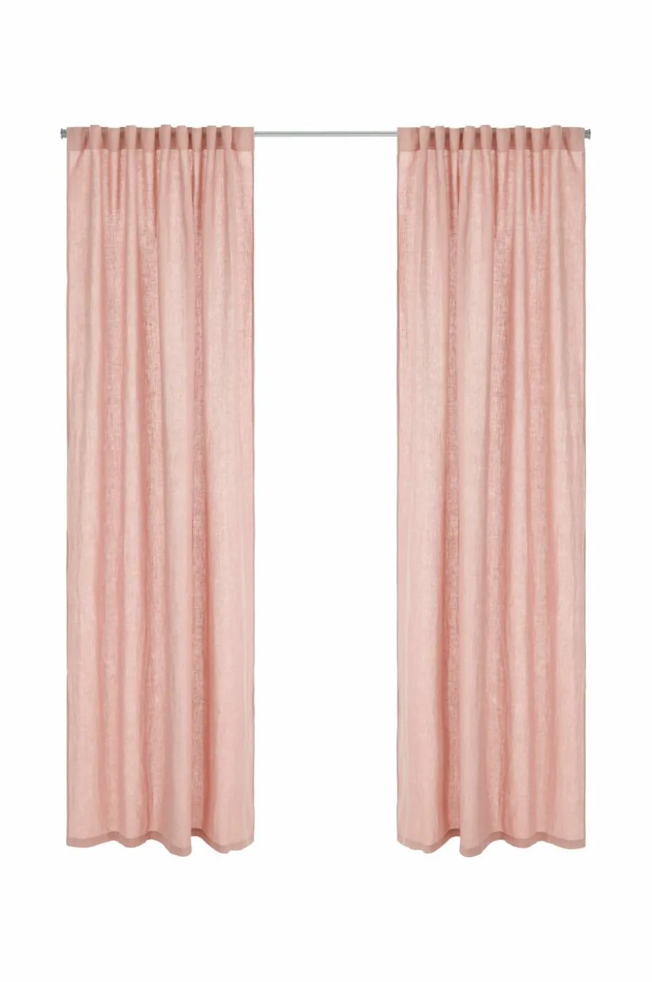 Ellos Home Gardin med multibånd Malva 2-pk i 100% lin