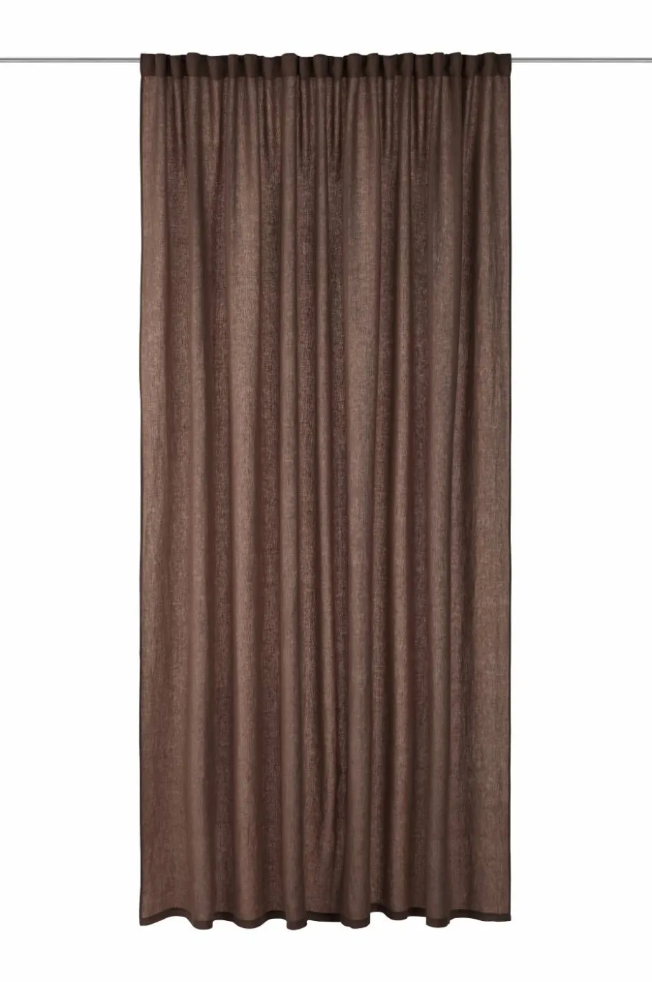 Ellos Home Gardin med multibånd Malva Wide ekstra bred, 1 stk i 100% lin