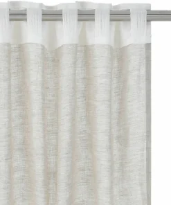 Ellos Home Gardin med multibånd Malva Wide ekstra bred, 1 stk i 100% lin