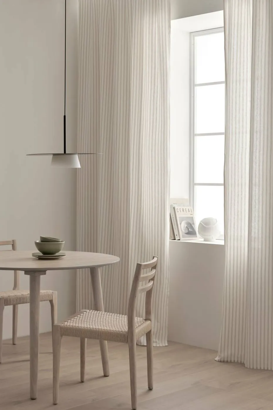 Ellos Home Gardin med multibånd Jonna 2-pk