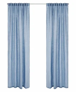 Ellos Home Gardin med multibånd Malva 2-pk i 100% lin