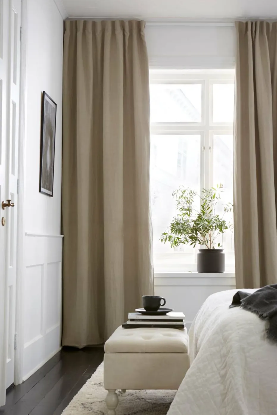 Ellos Home Gardin med rynkebånd Alexandra 1-pk